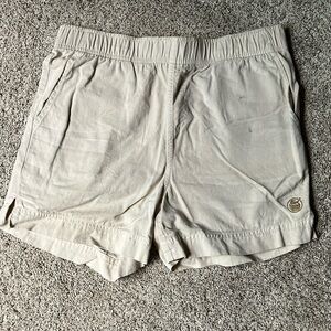 Soft cotton khaki shorts